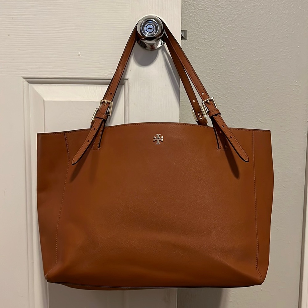 Camel Tory Burch Bag with Dust Bag